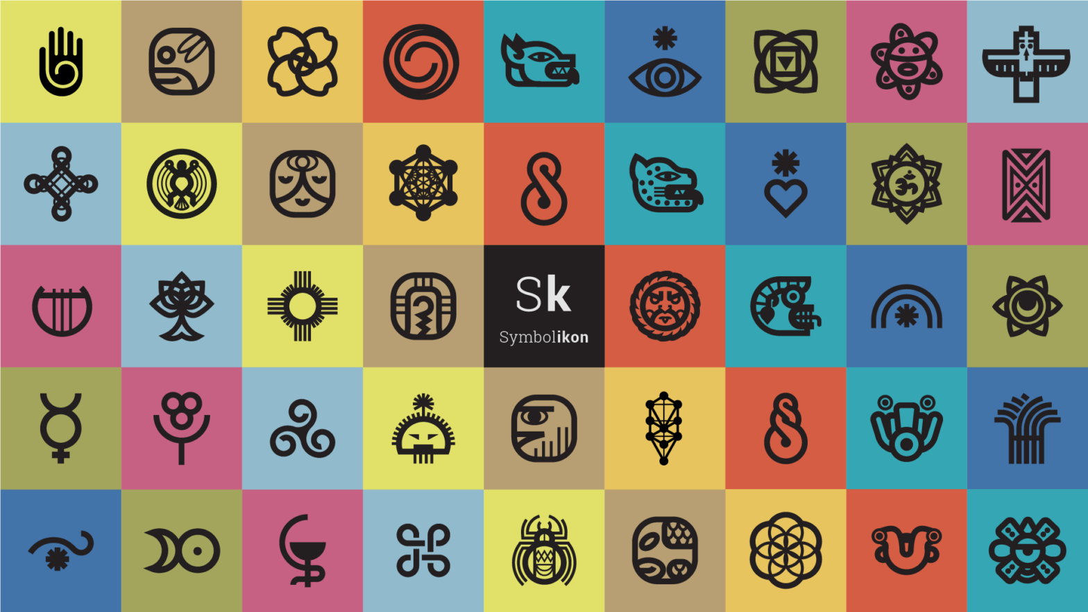 Symbolikon reúne mais de 650 ícones de civilizações antigas