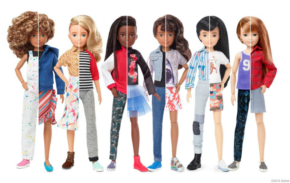 Mattel lança bonecos sem gênero