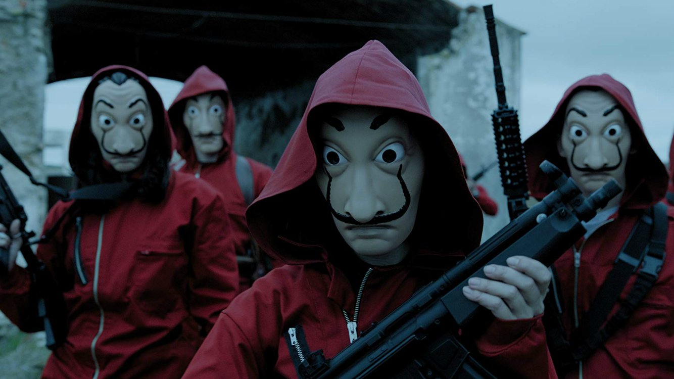 Cena da série 'La Casa de Papel'