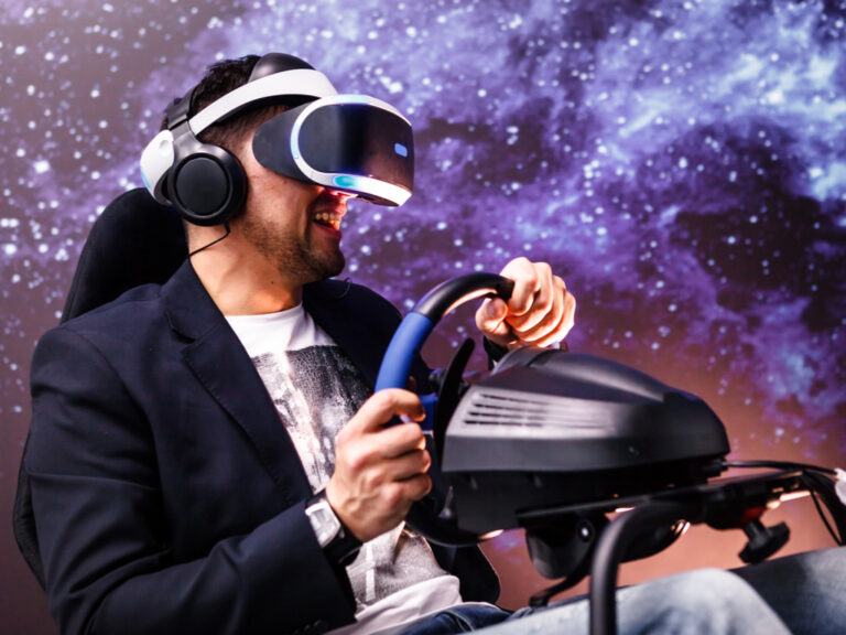 Óculos de realidade virtual nos games