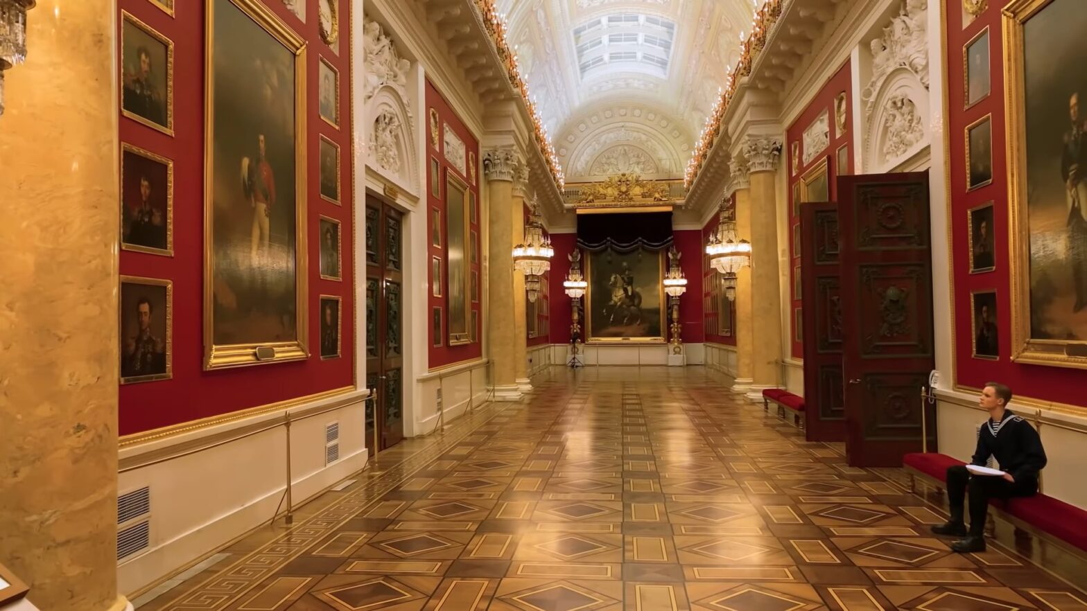 Museu Hermitage, em São Petersburgo, na Rússia