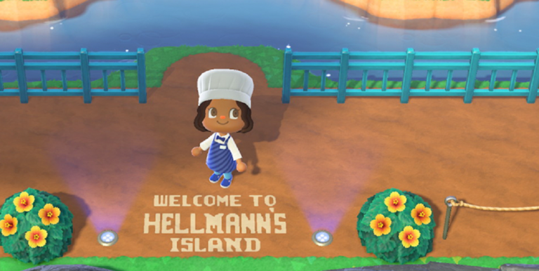 Ilha da Hellmann’s no game Animal Crossing