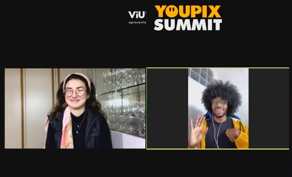 Fe Longini e Esdras Comedy no YOUPIX Summit