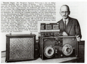 Fritz Pfleumer, inventor da fita magnética para gravar som 