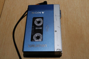 O primeiro modelo de Walkman 
